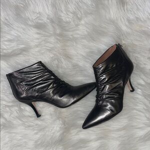 Corso Como Green Metallic Booties